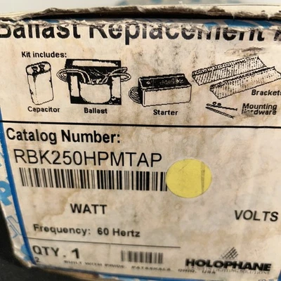 NEW Holophane RBK250HPMTAP