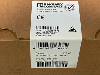 New | in-Stock PHOENIX CONTACT 2891064 Network Switches Ohio US | HGR 24 #1314134