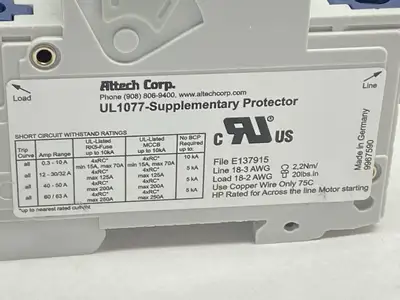 New | in-Stock Altech Corp ABL Sursum Circuit Breaker 2-Pole 15A 480Y/277VAC Circuit Breakers Michigan US | Maverick Industrial Sales #1389193