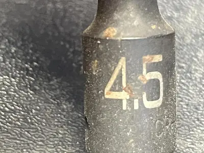 MATCO Tools "ADV" ADP4.5M6V, 1/4" Drive 4.5mm. 6Pt. Impact Socket, 2" Deep