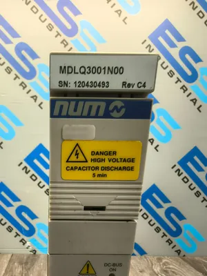 Used NUM MDLQ3001N00 Power Supply - High Voltage South Carolina US | ESS Industrial Equipment Sales #1403949