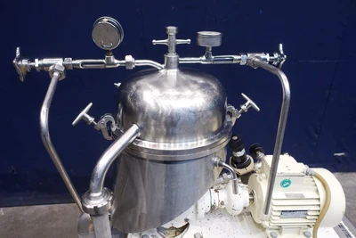 Westfalia SAOH 205 pilot plant separator, 316SS.