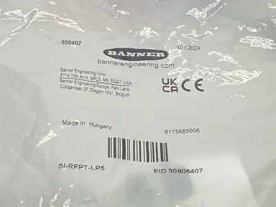 New | in-Stock Banner Engineering RFID Safety Switch Coding Low Single PNP 806407 Proximity Sensors Michigan US | Maverick Industrial Sales #1420740