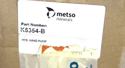 NEW SPX METSO P55 HYDRAULIC HAND PUMP MODEL B