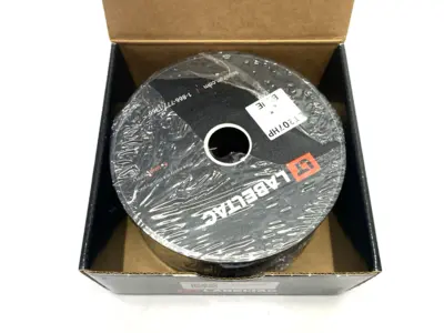 USED LABELTAC PRO MODEL HIGH PERF. 10 YEAR VINYL LABEL 2" X 150'/ROLL, BLUE