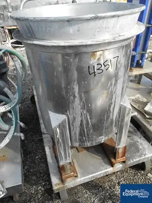 USED Calorific Construction 25 Gal Calorific Construction Tank, S/S