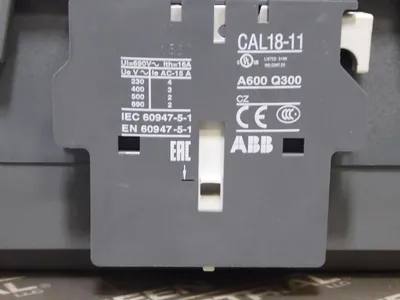 ABB GAF185-10 3 Pole Contactor 1SFL497025R7011 Broken Fin See Pictures Used
