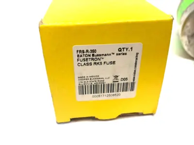USED EATON BUSSMANN FUSETRON CLASS RK5 BLADE FUSE, TIME-DELAY, DUAL-ELEMENT