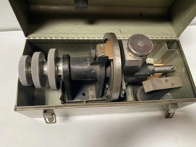 Threadwell Tangi-Matic Dresser Grinding Fixture in a Metal Box Made in USA