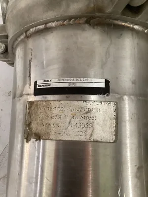 H802EB1504S1BCL-2.0P-B 2” #6 SS Stainless Steel Basket Filter  150psi
