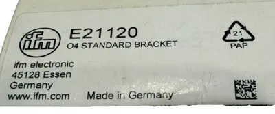 NEW IFM EFECTOR E21120 04 STANDARD BRACKET