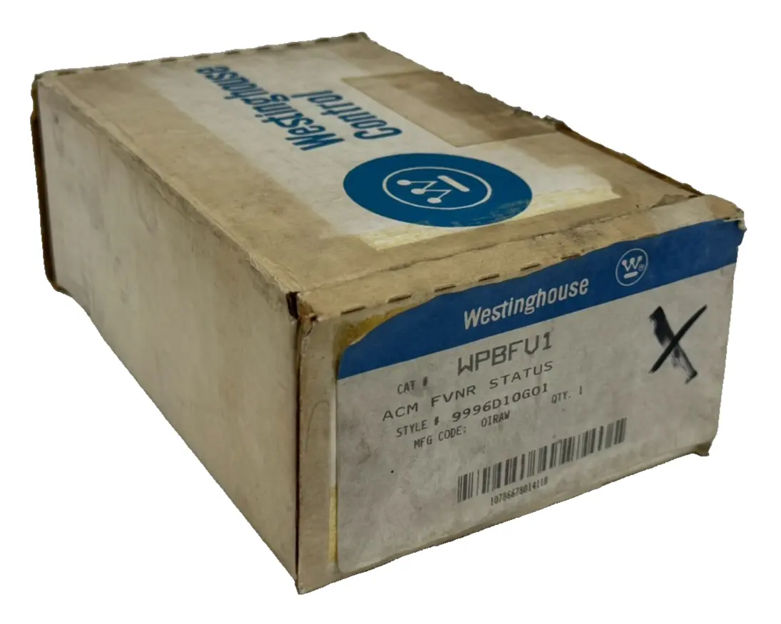 NEW WESTINGHOUSE WPBFV1 CONTROL MODULE 9996D10G01