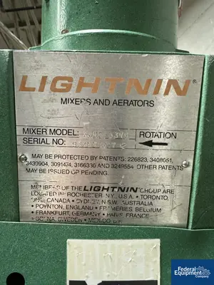 USED Precision 600 Liter Precision Stainless Reactor, 316L S/S, 45/100#