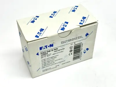 New | in-Stock Eaton FAZ-D6/3-NA Circuit Breakers Michigan US | Maverick Industrial Sales #1389618