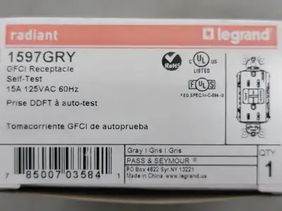 NEW LEGRAND 1597GRY
