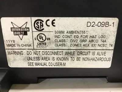 USED KOYO D2-EM D2-09B-1