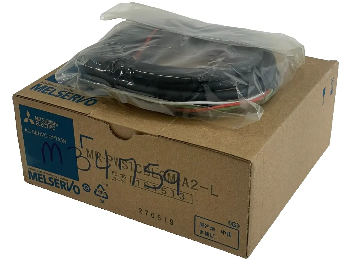 NEW MITSUBISHI MR-PWS1CBL2M-A2-L POWER CABLE MRPWS1CBL2MA2L