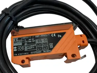 NEW IFM EFECTOR OB5011 PHOTOELECTRIC FIBER OPTIC SENSOR OBF-FPKG/T