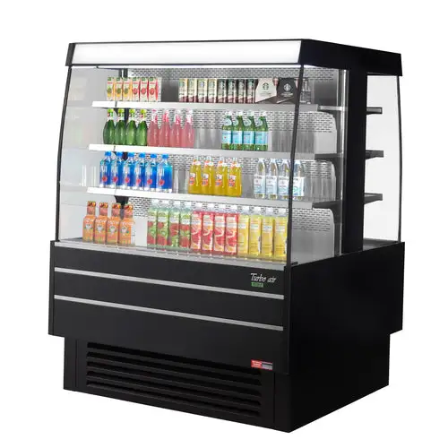 Turbo Air TIOM-48SB-N 50 3/8" Vertical Island Open Air Cooler w/ (4) Levels, 220v/1ph
