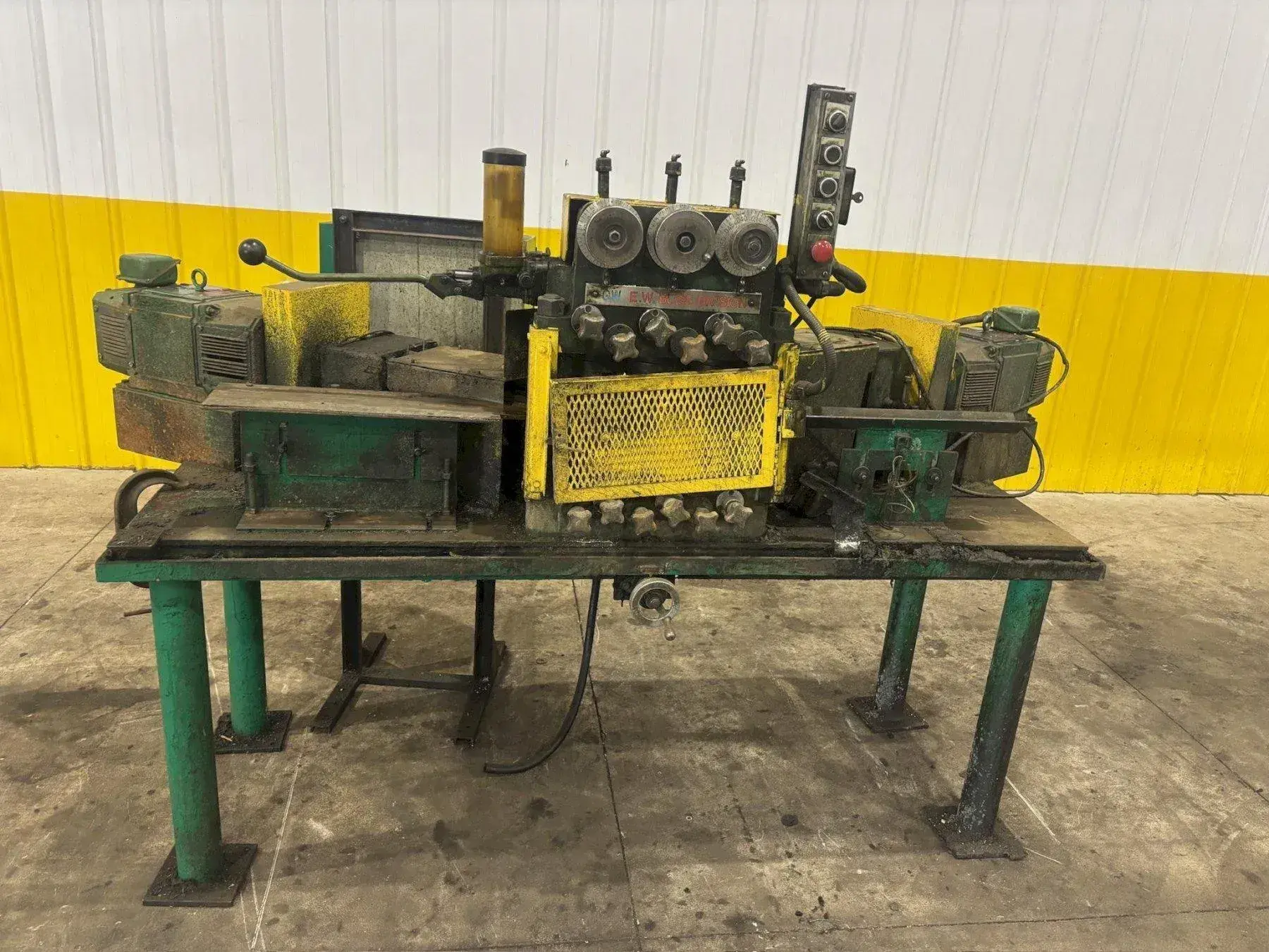 USED BLISS/MAC-HEMP #916, 6-ROLL ROTARY TUBE STRAIGHTENER (14625)