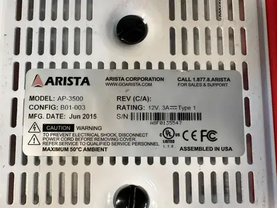 Used Arista _UNKNOWN_ Enterprise Networking Equipment South Carolina US | Palmetto Automation #1539688