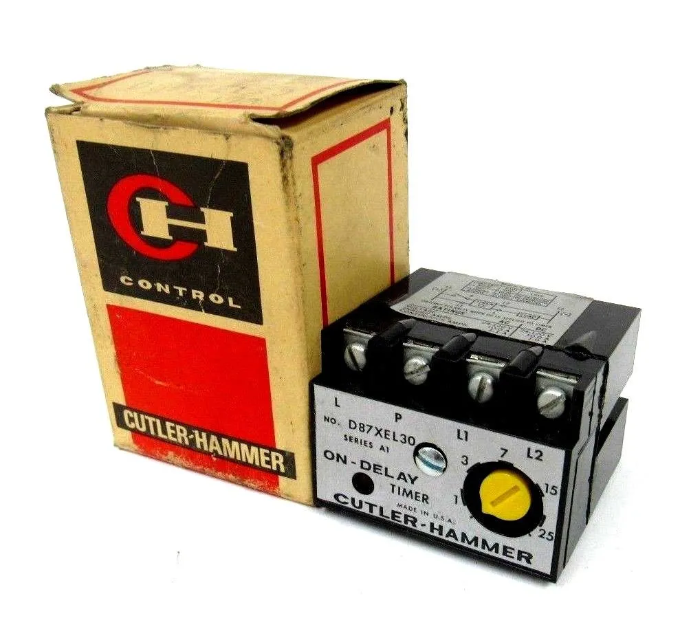 NEW CUTLER HAMMER D87XEL30 TIMER MODULE