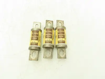 Littelfuse KLC 175 POWR-GARD Fuse 175A 600VAC Lot of 3