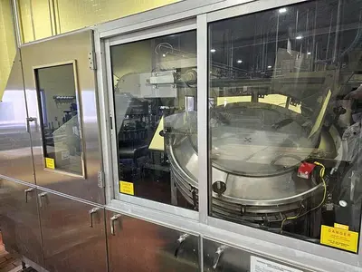 USED 2001 POSIMAT N12 ROTARY BOTTLE UNSCRAMBLER