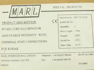 New | in-Stock MARL _UNKNOWN_ Misc Electrical & Power Parts Indiana US | Arrow Industrial #726843