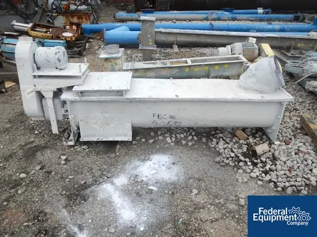 Used Unknown 12" D X 6' L SCREW CONVEYOR S/S Screw Conveyors Ohio US | Federal Equipment Company #128308