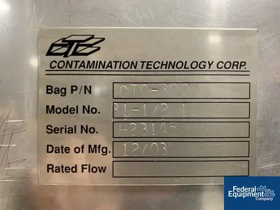 USED O'HARA 11" O'Hara LC1 Labcoat Coating Pan, S/S