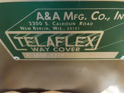 AA Manufacturing M.1010.1379 Telaflex Way Cover Left Machine Cover 54" ID