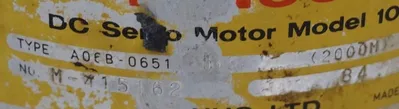 FANUC A06B-0651-B012 SERVO MOTOR A06B0651B012