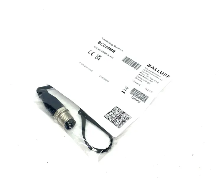 New | in-Stock Balluff DeviceNet Terminating Resistor M12 5-Pin BCC M415-0000-2A-R04 Resistors Michigan US | Maverick Industrial Sales #1401899