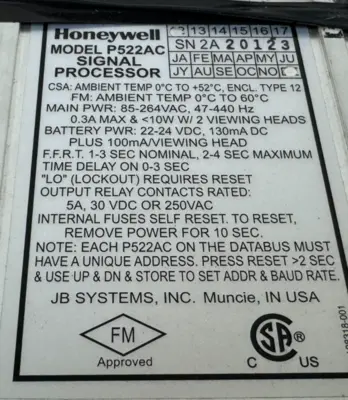 USED HONEYWELL IRIS