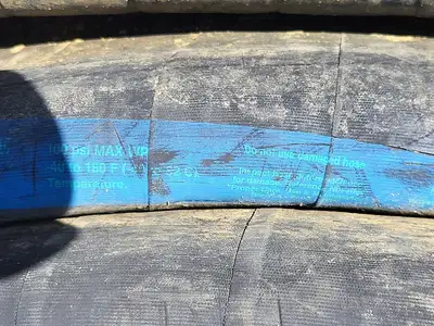 6" x 80 ft Lay Flat Hose w/ Coupling