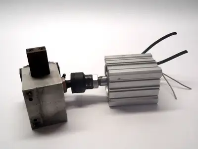 Used SMC COMPACT CYLINDER, PNEUMATIC CYLINDER W/ FLOATING JOINT Pneumatic Cylinders | Maverick Industrial Sales #1109618