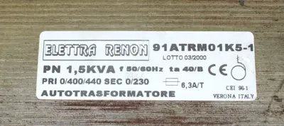 USED ELETTRA RENON 91ATRM01K5-1