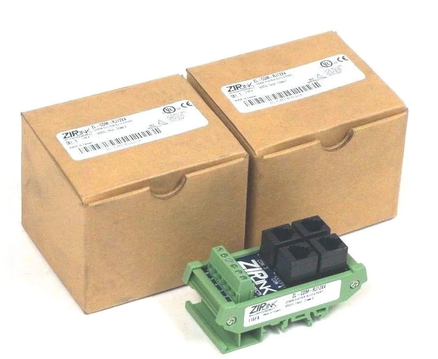 LOT OF 2 NEW AUTOMATION DIRECT ZL-CDM-RJ12X4 DISTRIBUTION MODULES