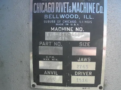 USED RIVETER -