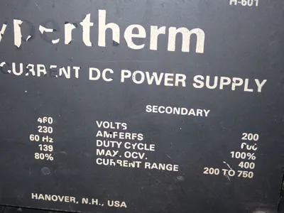 Used HYPERTHERM H601 Plasma Welders Ohio US | HGR 24 #1405182