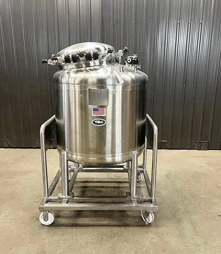 Used 158 Gallon Tank (Vessel), 316L Stainless Steel