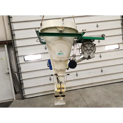 Used 5 cu/ft Vacuum Loading Hopper Loader for Pelleted Seed