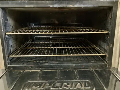 152-0499 Imperial IR-4-G12 Natural Gas 4-Burner 12" Griddle Range/Stove & Oven
