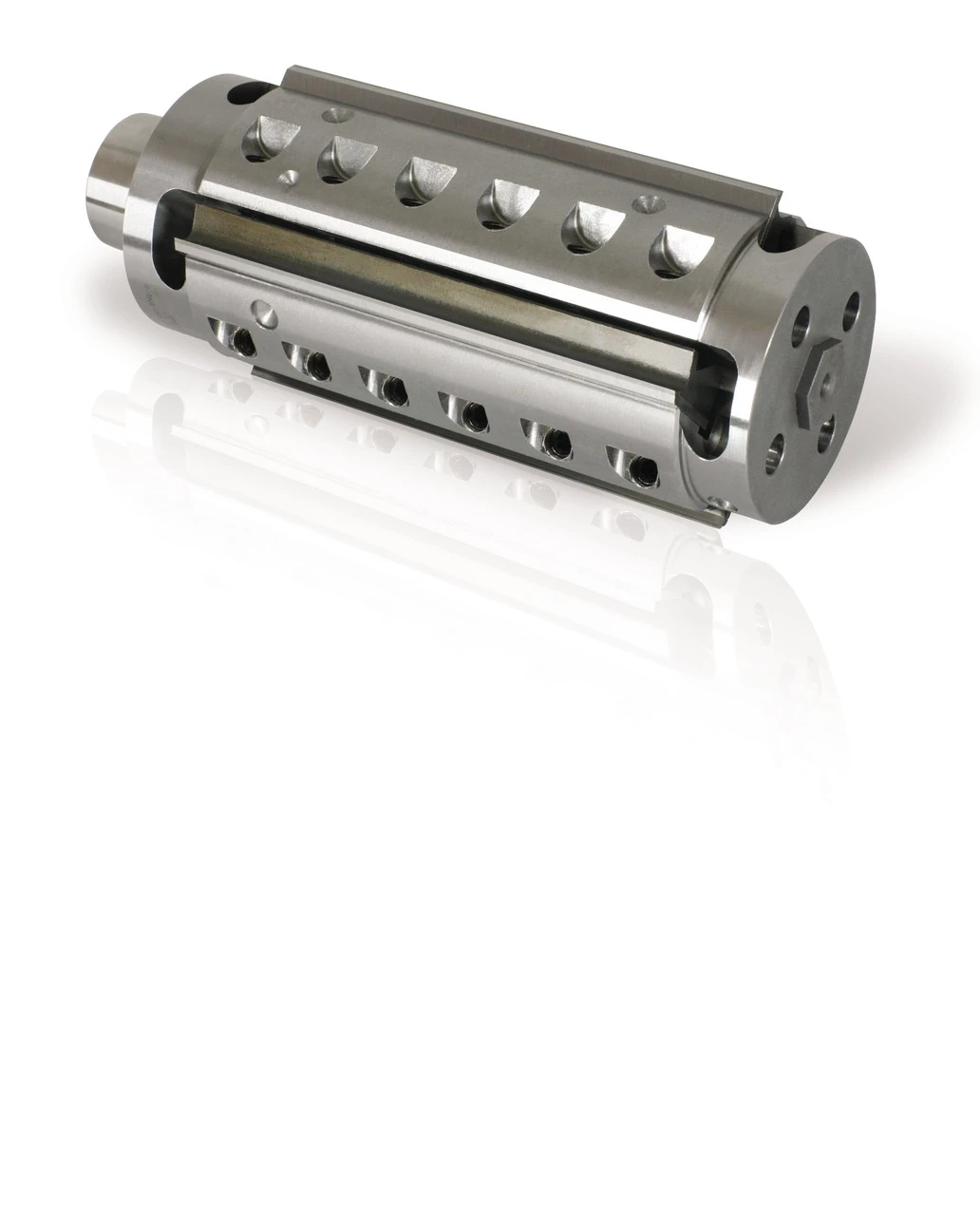 FABA HSK Cutterhead LH - 230mm Length, 4 Wing, 15 Degree Hook, 90mm Dia   Bottom Head