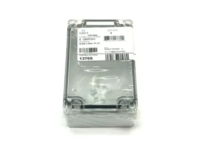 Q1286PCDCC | Hoffman  QLine D Type 4X 120x80x56mm Polycarbonate Clear Cover - New