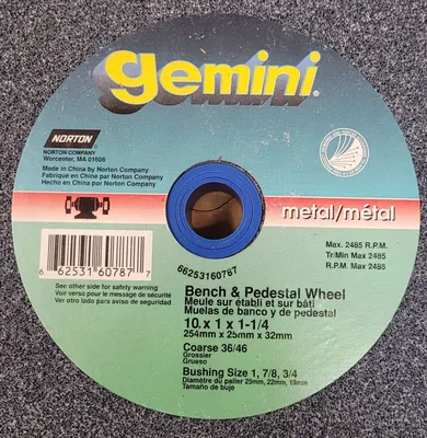 Norton Co Gemini Bench Wheel Tooling & Accessories, Grinding Wheels | Machinery Central (3)