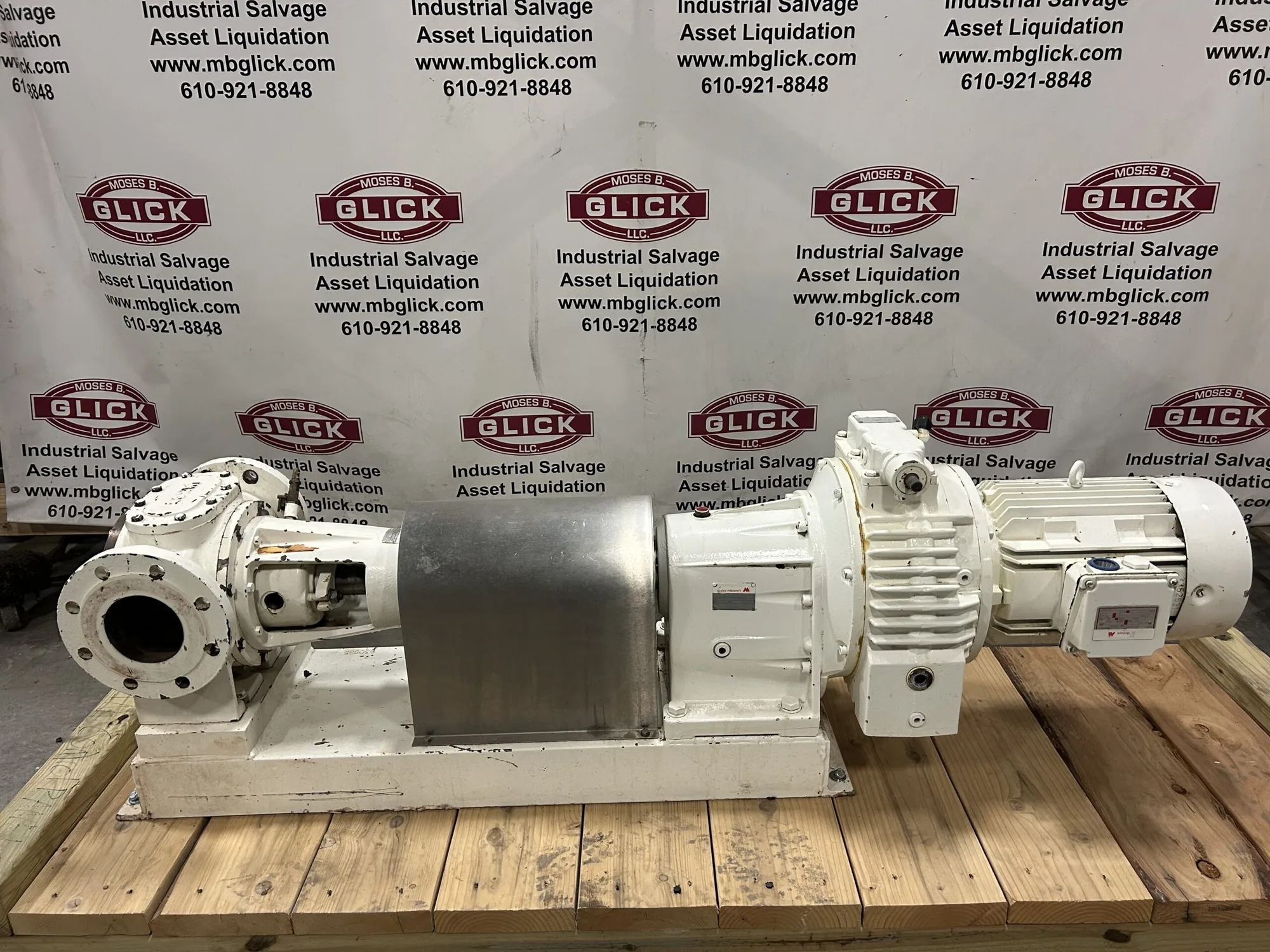 4″ Desmi Rotan HD101-ECHD Jacketed Internal Gear Chocolate Pump + 30HP Motor