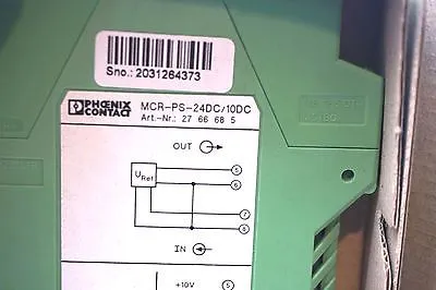 NEW PHOENIX CONTACT MCR-PS-24DC/10DC POWER SUPPLY MCRPS24DC10DC