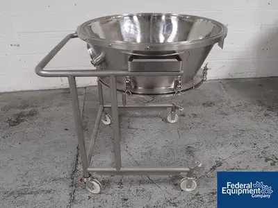 USED Glatt Glatt Top Spray Insert and 39" bowl